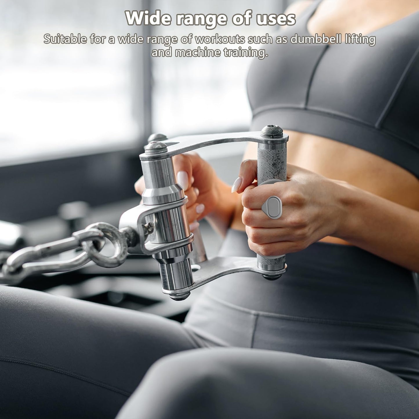 Ergonomic Silicone Barbell Grips – Non-Slip Hand Support for Weightlifting & Pull Exercises