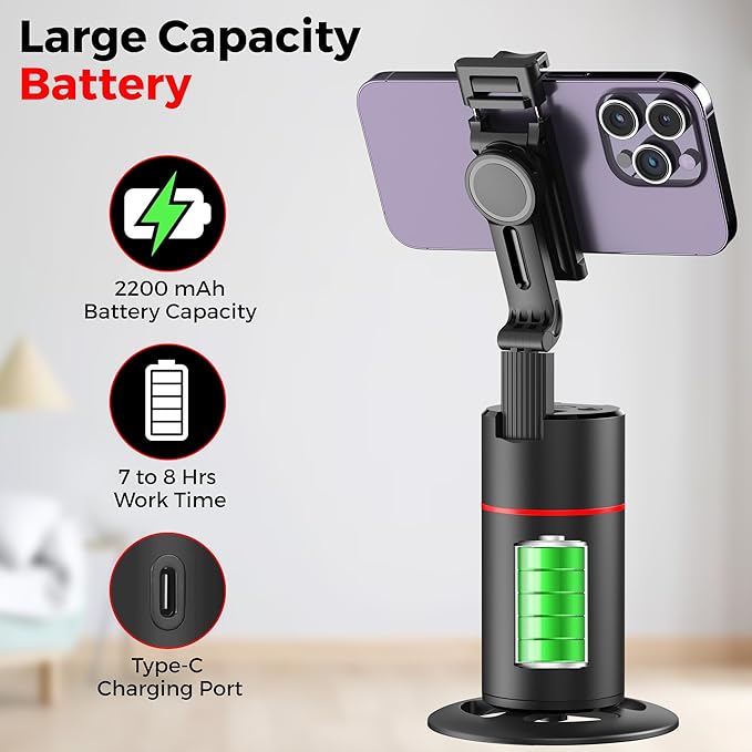Dealstech™ Creator’s Pod | AI Powered Auto Face Tracking Tripod