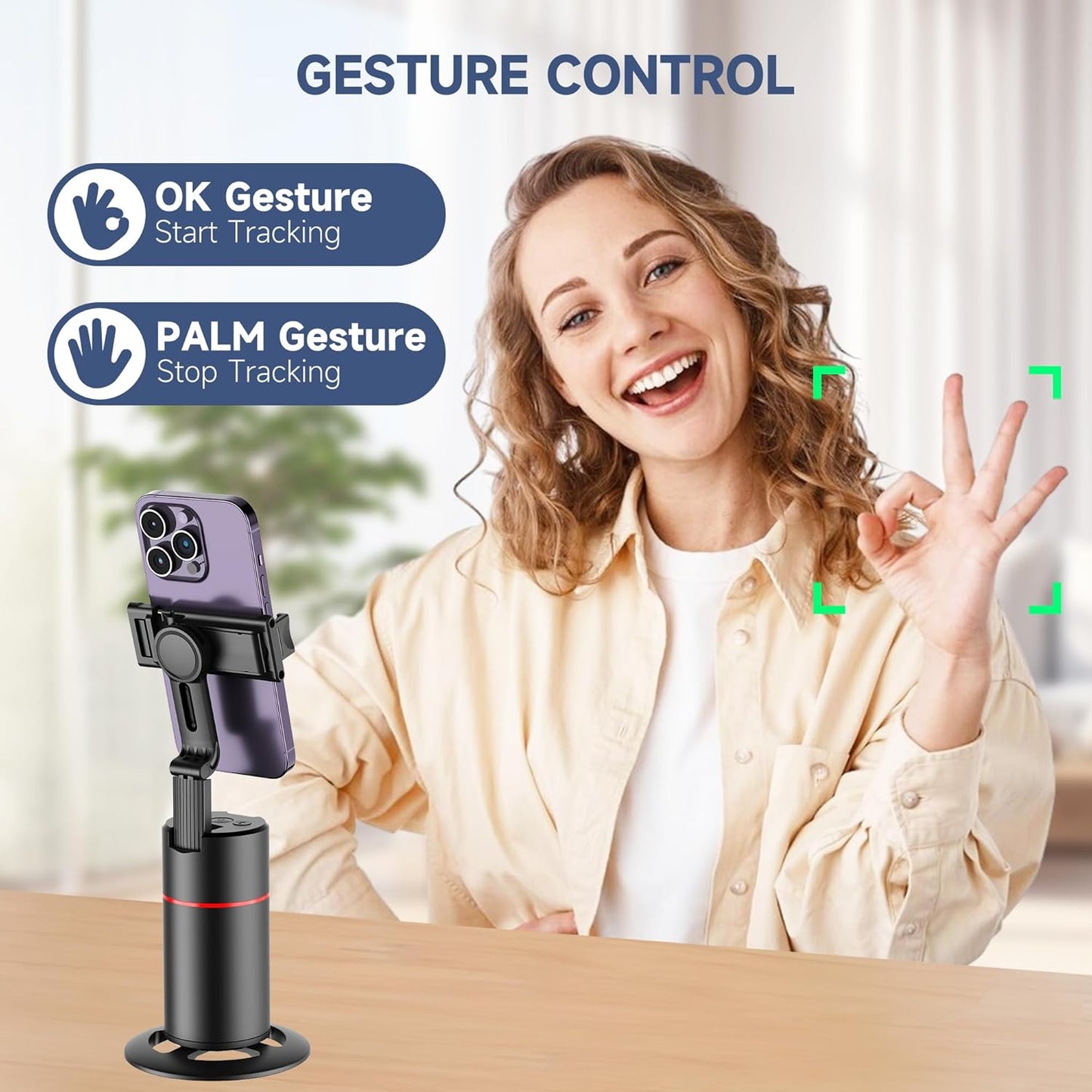 Dealstech™ Creator’s Pod | AI Powered Auto Face Tracking Tripod