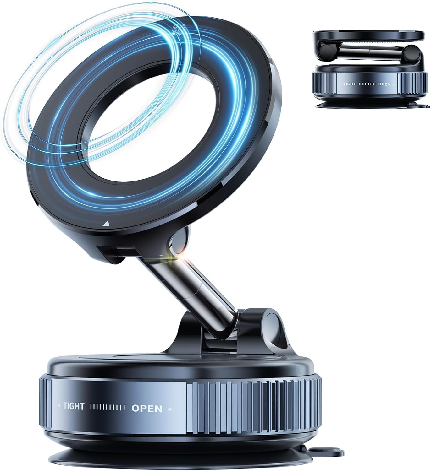 DealsTech AeroMount – Sleek Magnetic Phone Mount with Flexible Arm & Secure Lock