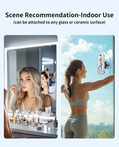 DealsTech AeroMount – Sleek Magnetic Phone Mount with Flexible Arm & Secure Lock