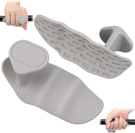 Ergonomic Silicone Barbell Grips – Non-Slip Hand Support for Weightlifting & Pull Exercises