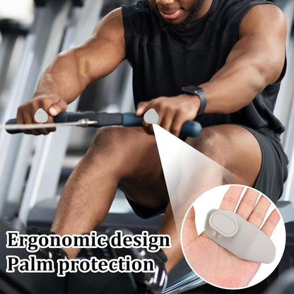 Ergonomic Silicone Barbell Grips – Non-Slip Hand Support for Weightlifting & Pull Exercises